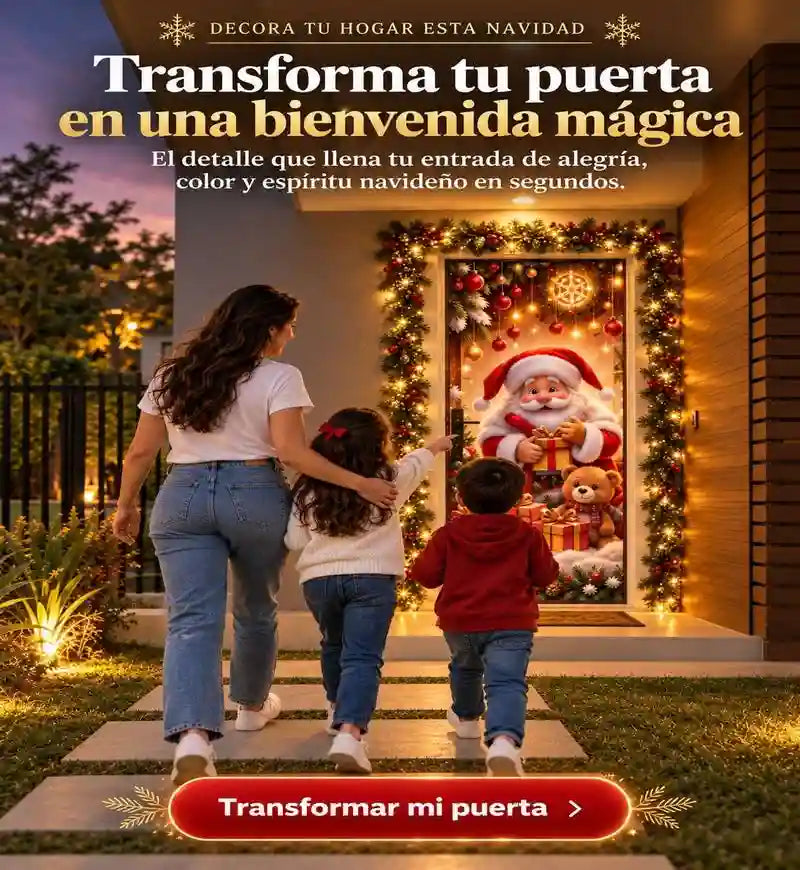 Funda Navideña Mágica para Puerta