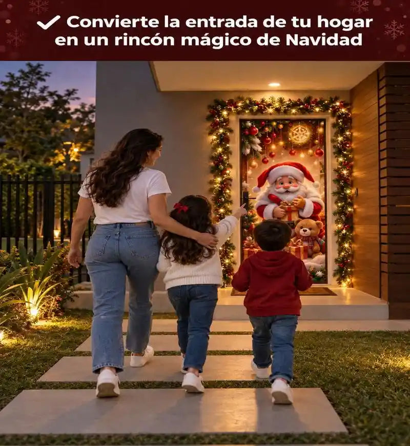 Funda Navideña Mágica para Puerta
