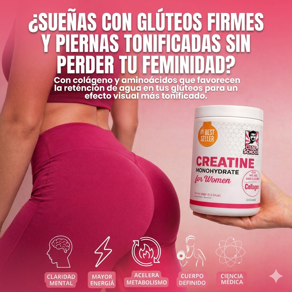 CREATINA MONOHIDRATADA PARA MUJERES | Fuerza y Tonificación