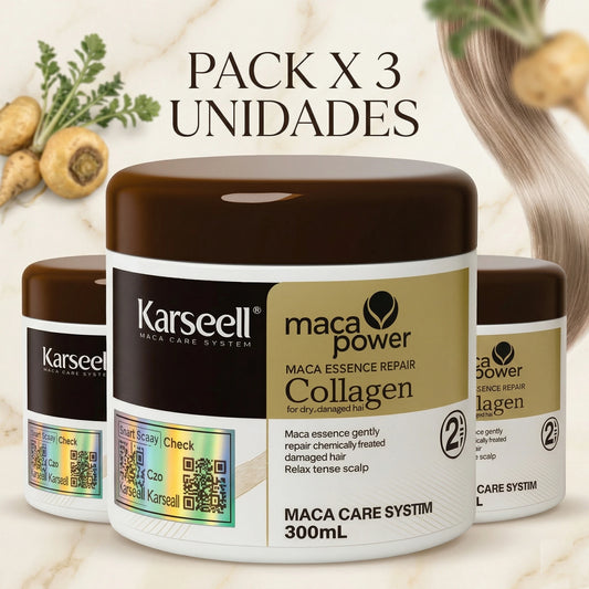 KARSEELL Tratamiento Capilar Pack X 3